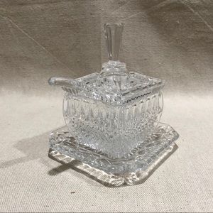 Cut Crystal Sugar/Serve Ware